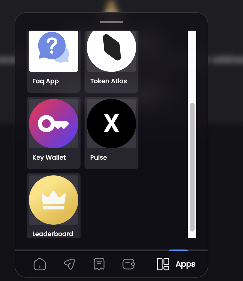 Key Wallet App in PillarX